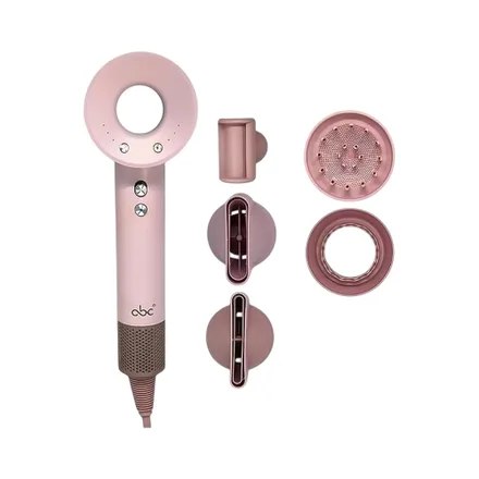 Secador Para Cabello Abc A3005 Intelligent Anion Super Pink 110 V