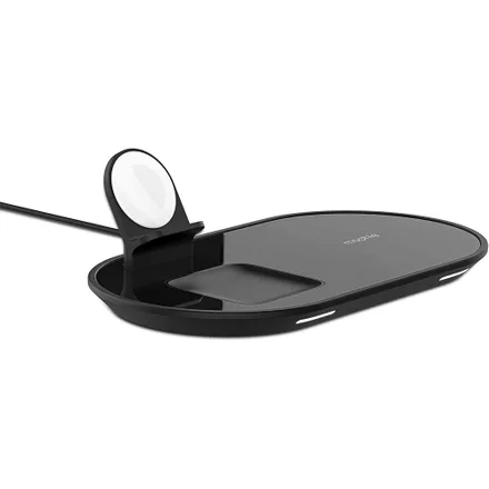 Carregador Mophie 3 In 1 Charging Pad Qi iPhone AirPods Watch