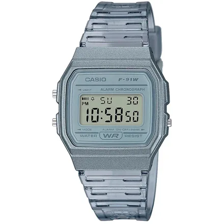 Unissex Casio 91WS 8DF Ambar