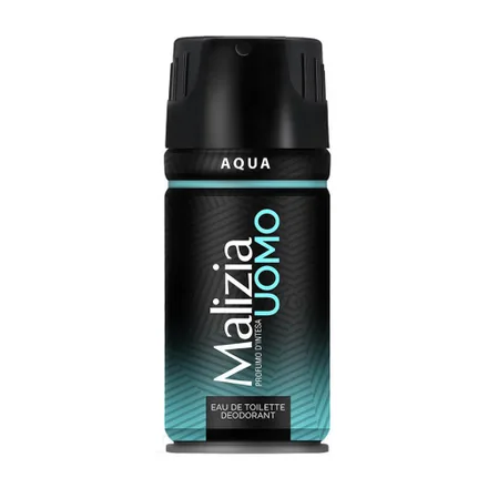 Desodorante Malizia Uomo Aqua Eau Toilette 150ml