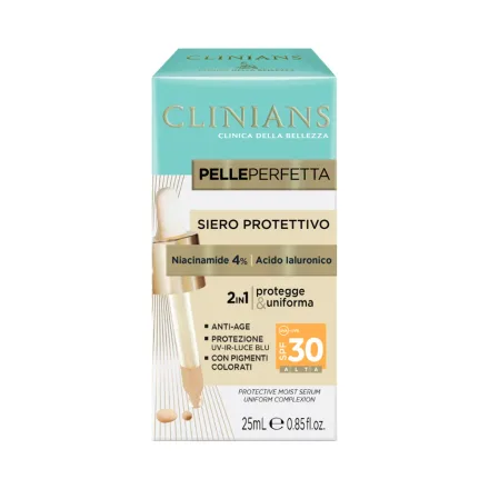 Serum Facial Clinians Protector Antiedad Spf 30 2 En 1 25ml