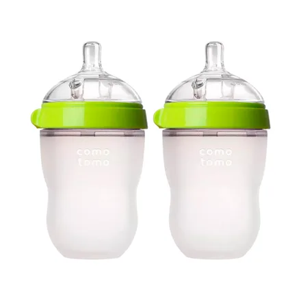 Biberon 2 Piezas Verde Comotomo 0036 3 Plus 250ml