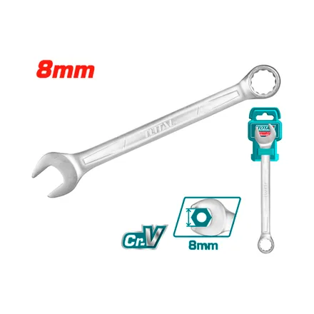 Llave Combinada Total Tcspa081 8 Mm 12 Cm