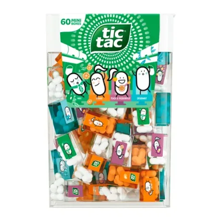 Bala Tic Tac Travels Mix Frutas Sortidas 60 228g