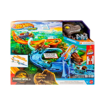 Pista Juego Mattel Hot Wheels Racer Verse Choques Chapuzones Jfp 32