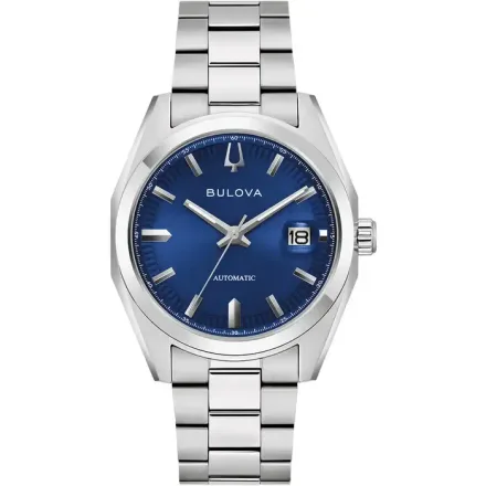 BULOVA RELOJ MASC CLASSIC SURVEYOR 96B436 AZUL/PLATEADO