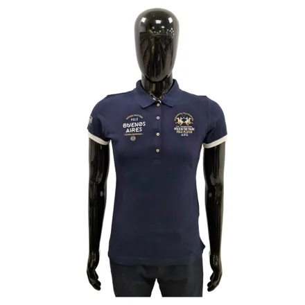 Camiseta La Martina Polo Feminina Eq 01 Marinho