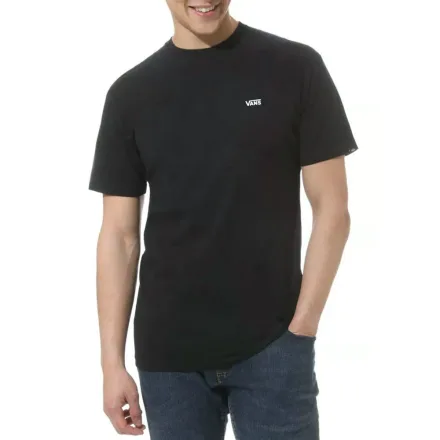 VANS REMERA VN0A3CZEY28 LEFT CHEST LOGO TEE BLACK (T) M