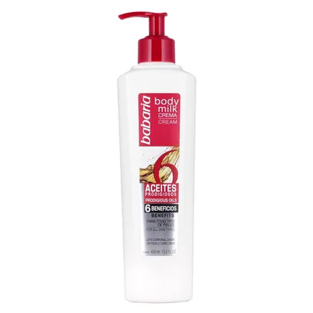 Cosmetico Babaria Body Milk 6 Aceites 400ml