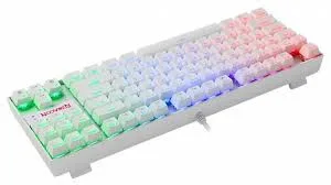 Teclado Gamer Mecânico USB Redragon Kumara K552W RGB Inglês – Branco K552W-RGB