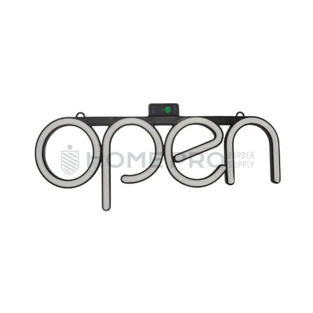 Letreiro luminoso em LED estilo néon, branco, 40 cm x 15 cm