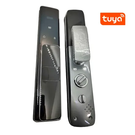 Fechadura Digital S912 Tuya Cartao Chave Escuro