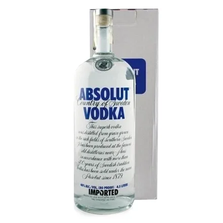 VODKA ABSOLUT GALAO NORMAL 4.5LITROS
