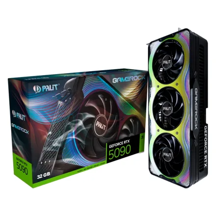 Placa Video Palit Gamerock Geforce Rtx 5090 Gddr 7 32GB