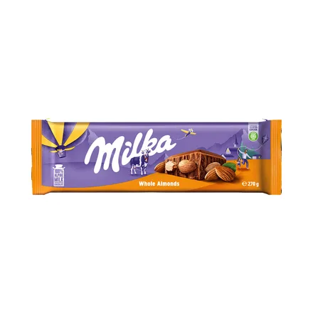 Chocolate Milka Whole Almonds 270g