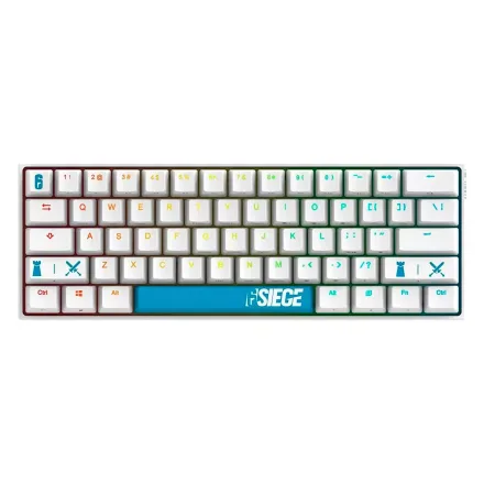 Teclado Gamer Checkpoint Kx 400 R6 Kb 1001 Rgb Switch Layout 60