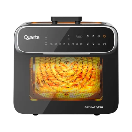 Freidora Air Fryer Quanta Airviewfry Pro 4 En 1 13L