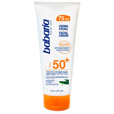 Facial Babaria Anti Rugas Aloe Vera Spf 50 Plus
