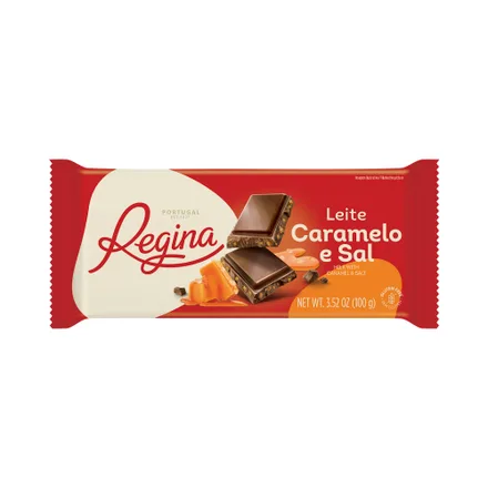 Chocolate Con Leche Regina Relleno Caramelo Sal 100 Gr