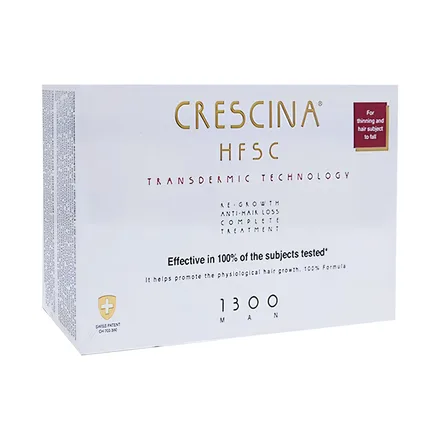 Crescina Anticaida Del Cabello 1300 Man Con 20 Ampollas
