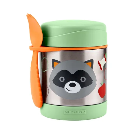 Pote Termico Skip Hop Zoo Insulated Food Jar Racoon 9
