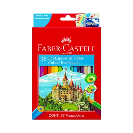 Ecolapices Color Faber Castell Ex Sacapuntas 36