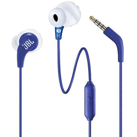 Fone De Ouvido JBL Endurance Run Mini Jack 3.5 mm Azul  JBLENDURRUNBLUAM
