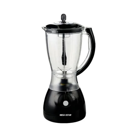 Licuadora Mega Star Kc1858 N 1.5 L 300 W 220 V Negro