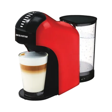 Cafetera Multicapsula Mega Star Caf 02 Rojo Negro 900ml