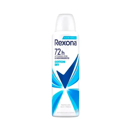 Desodorante Rexona Women Cotton Dry 72 150ml