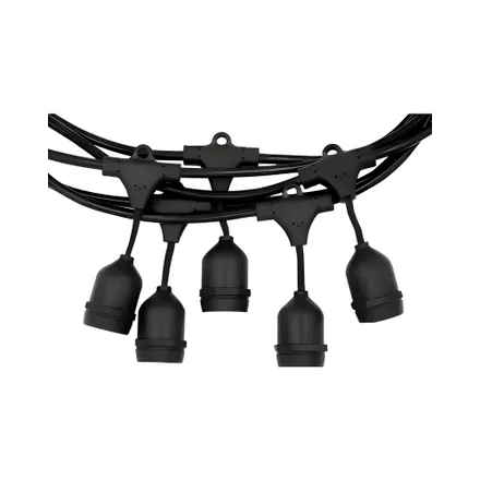 Guirnalda Luces Prolongable Ecoville EV14 10 M20L E27 IP65 20 Portalamparas