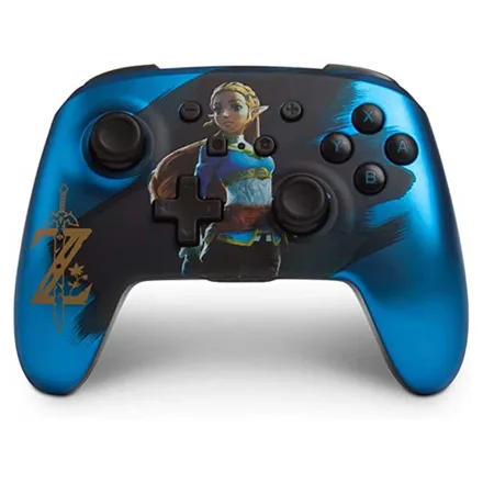 CONTROLE NINTENDO SWITCH ENHANCED ZELDA BLUE
