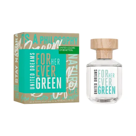 Perfume Benetton Forever Green Her Eau Toilette 80ml