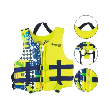 Chaleco Salvavidas Sumax Infantil Nps Kl L Amarillo