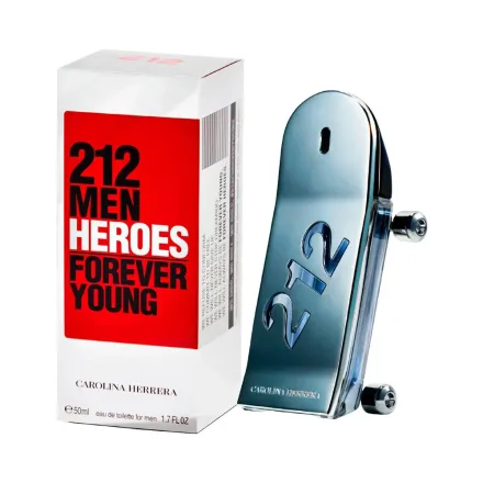 Perfume Carolina Herrera 212 Men Heroes Forever Young Edt Masculino 50ml