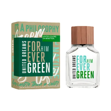 Perfume Benetton Forever Green Him Eau Toilette 100ml
