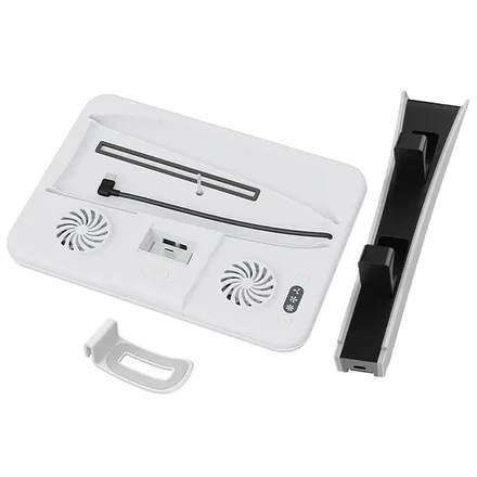 Stand PS5 Slim Cooler Carregador 2 Controles Porta Iplay