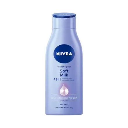 Crema Corporal Nivea Soft Milk 400ml