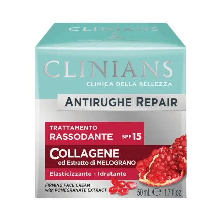 Crema Facial Clinians Reafirmante Antiarrugas Reparador Spf 15 50ml