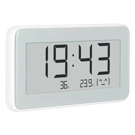 Sensor de Temperatura e Umidade Xiaomi BHR5435GL Relógio - Branco