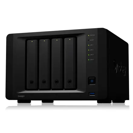 Servidor Nas Synology Learning Nvr Ddr 4 Atom Baias