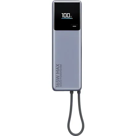 XIAOMI CARGADOR PORTATIL 10000MAH POWERBANK PB1165MI BHR9361GL 165W GRAY