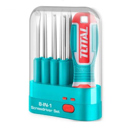 Total Herramienta Destornillador 9PCS