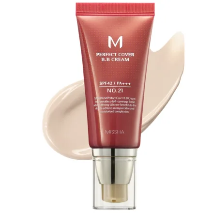 Base Missha Perfect Cover Bb Spf 42 Pa Plus 21 Light