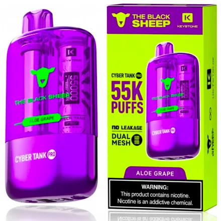 Vaper Desechable Sheep Ctp 55K Puffs Aloe Grape