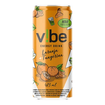 Vibe Energy Naranja Plus Mandarina 473ml