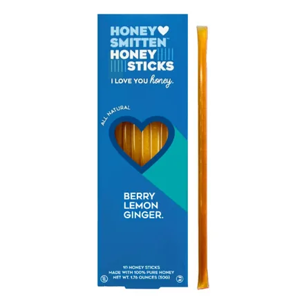 Honey Smitten Palitos Miel Lemon Berry Ginger 50g