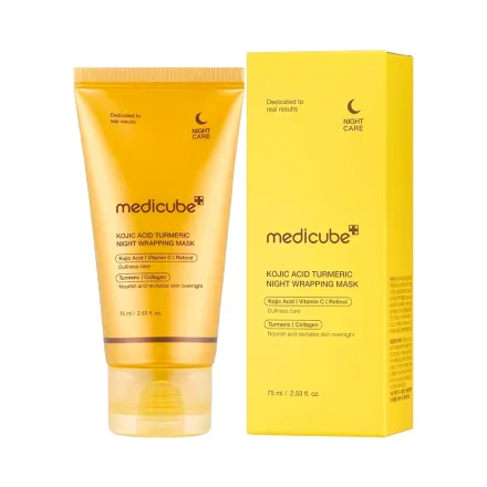 Mascarilla Facial Medicube Kojic Acid Turmeric Night Wrapping Mask 75ml