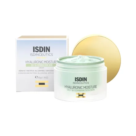 Crema Facial Isdin Hyaluronic Moisture Oily Combination Skin 50 Gr