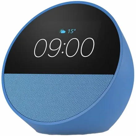 Despertador Inteligente Amazon Echo Spot BV84J9 de 2.83" com Wi-Fi Bluetooth - Azul